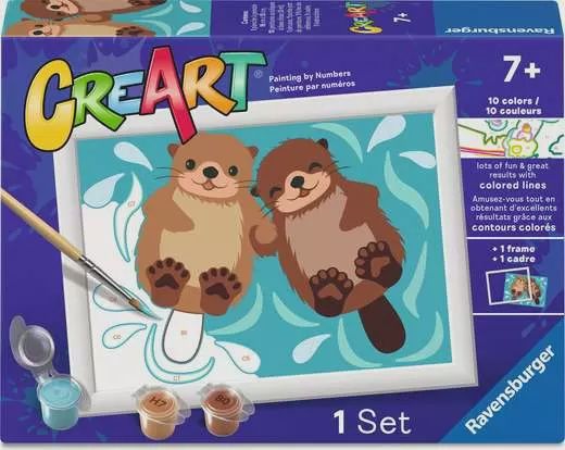 CREART - Peinture à numéros / Loutres
