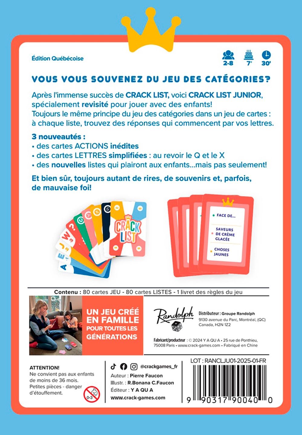 Crack List Jr. / Edition québécoise (Fr)