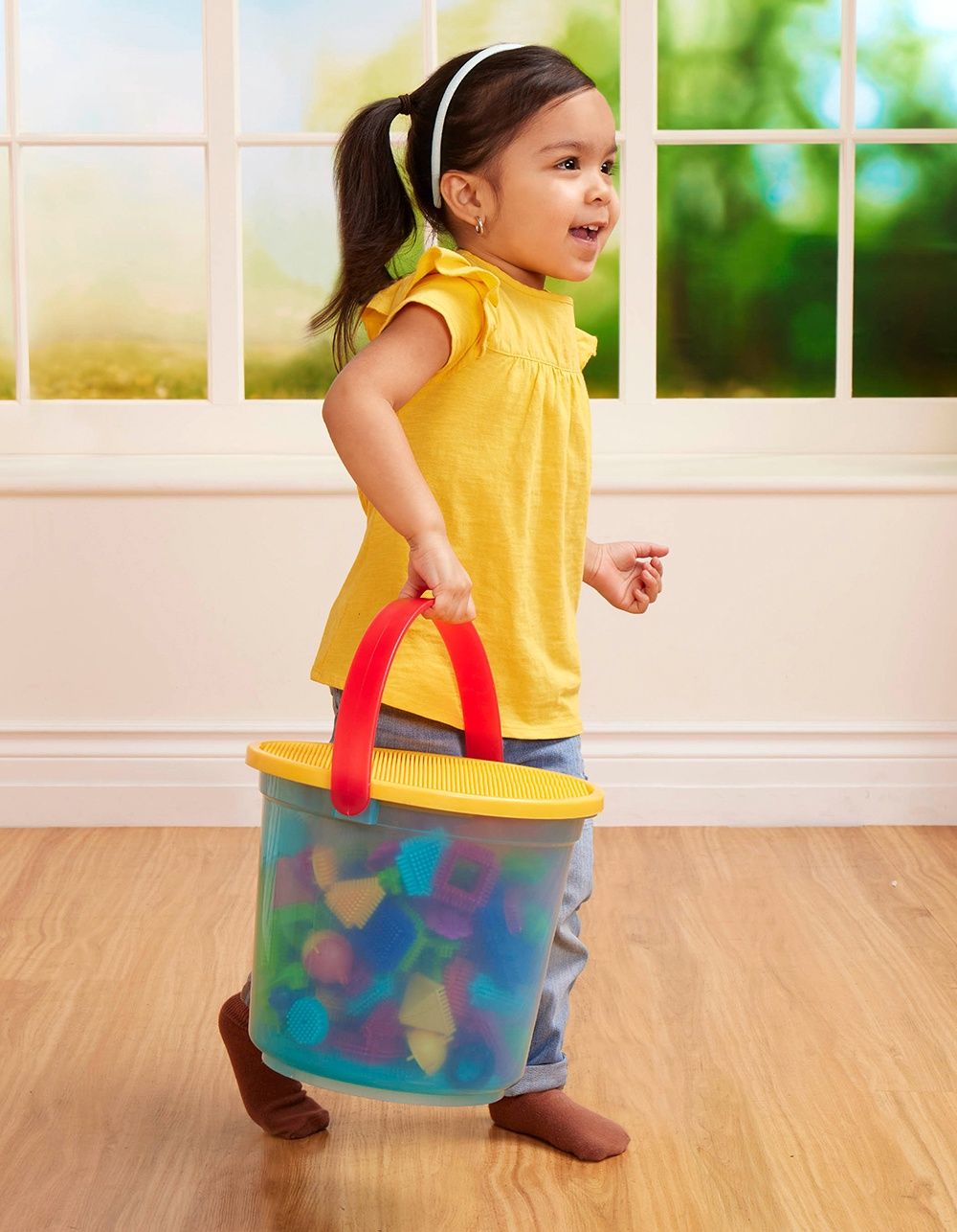 Bristle Blocks - Seau aventure à la jungle (128 pièces)