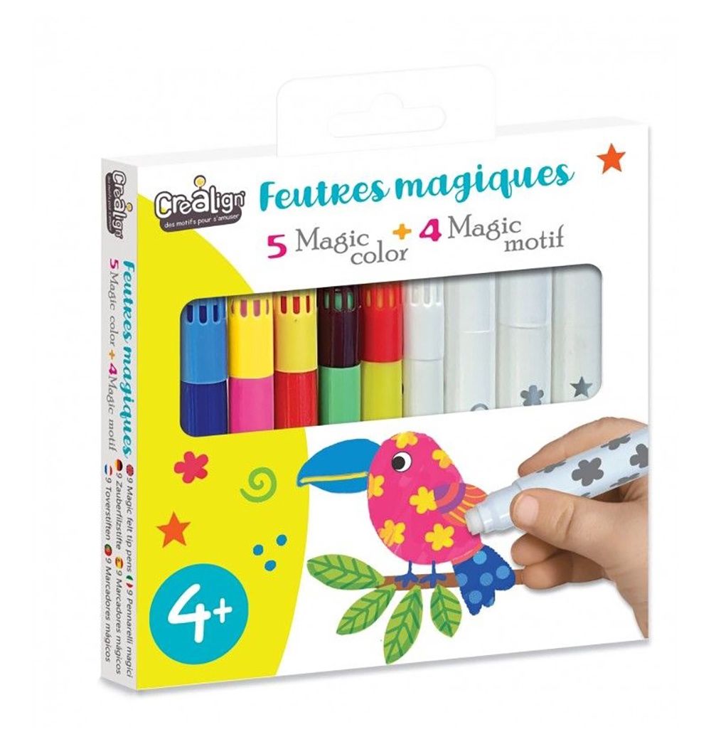 Ensemble de 9 marqueurs magiques