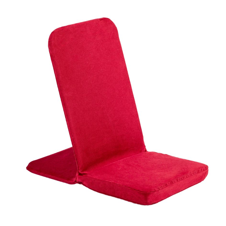 Chaise Ray-Lax coton / ROUGE