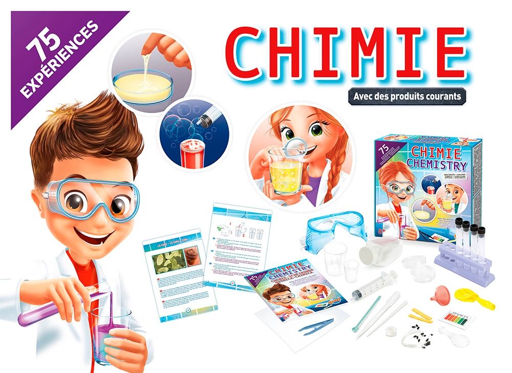 Laboratoire chimie 75 expériences