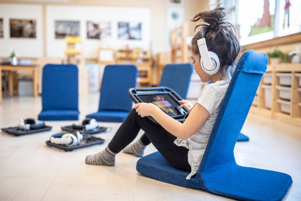 Chaise Ray-Lax coton / NOIR