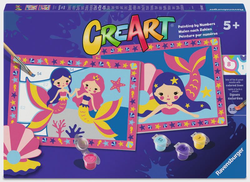 CREART - Peinture à numéros / Sirènes enchantées
