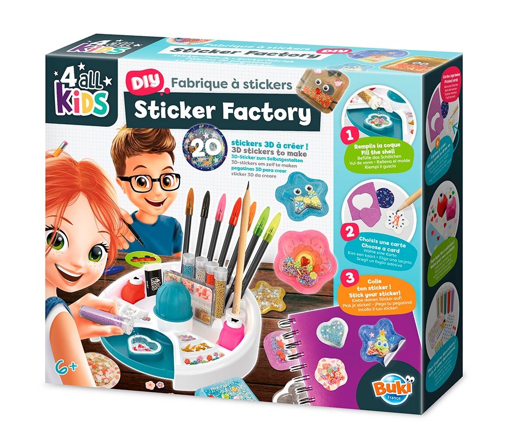 Station d'autocollants