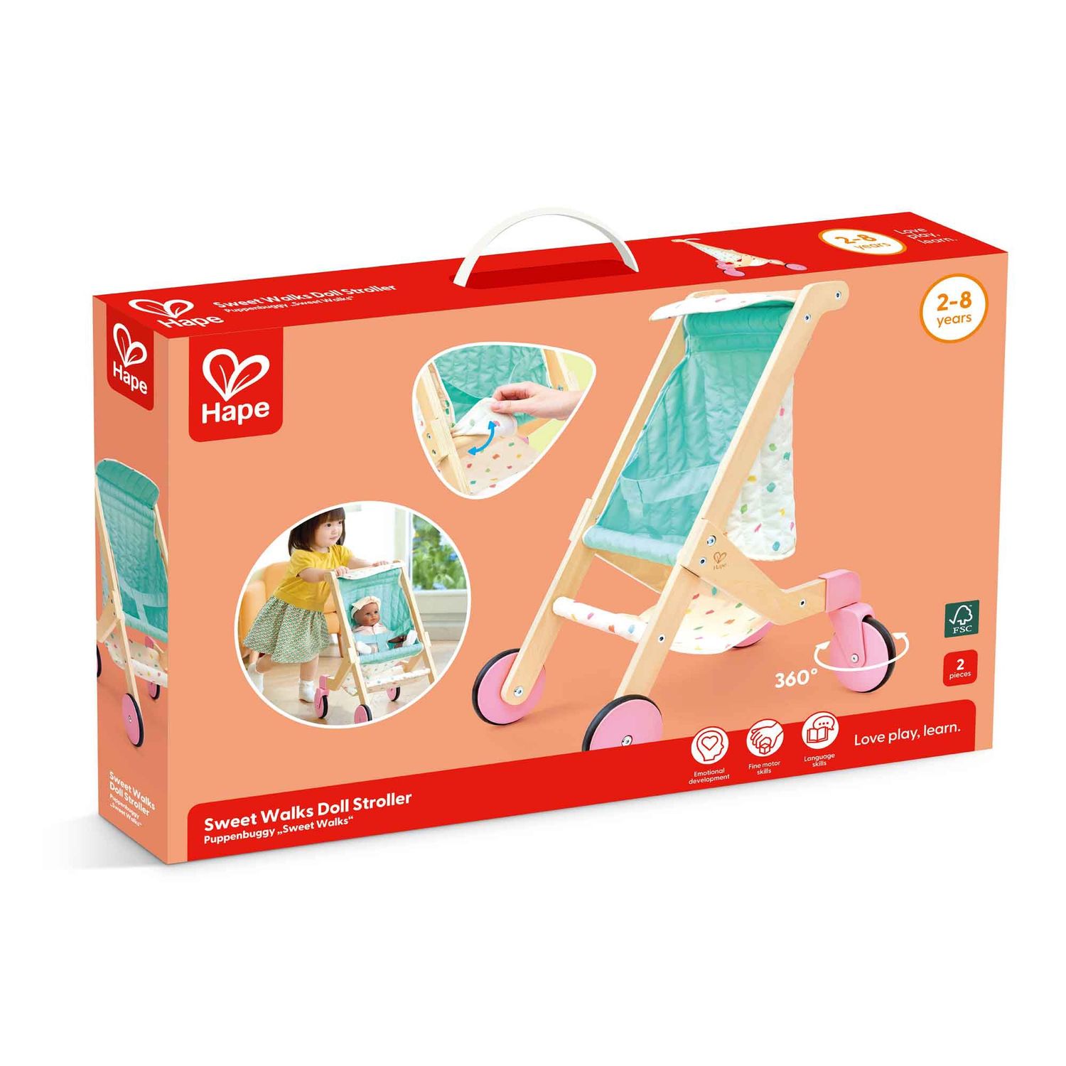 Poussette pour Poupée Sweet Walks