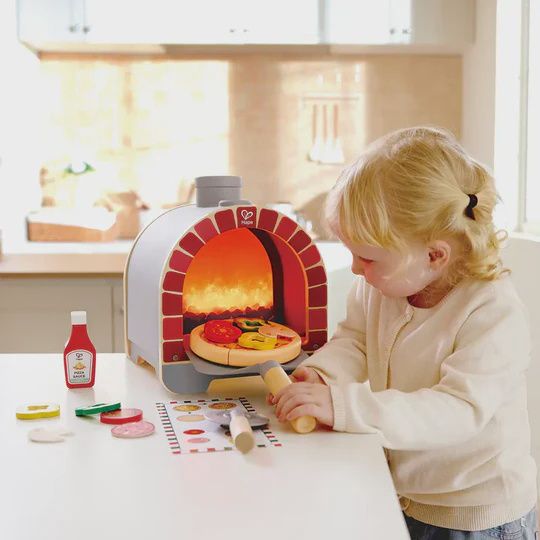 Ensemble four à pizza Hape Light &amp; Sizzle