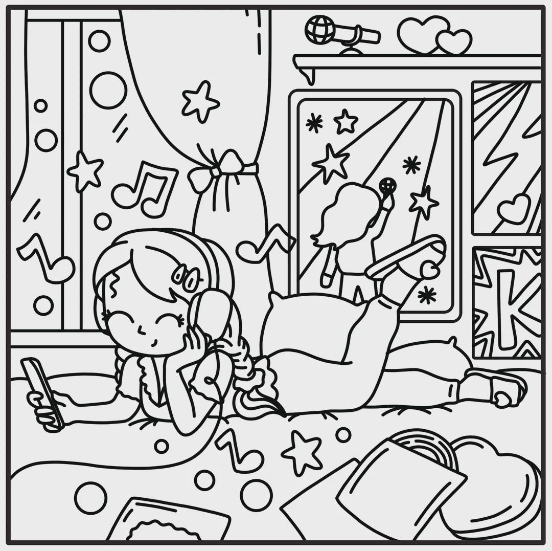 Moments Coloriage / Cozy K-POP
