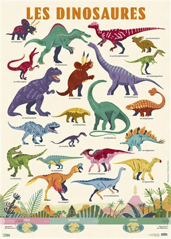 Les dinosaures  / Affiche