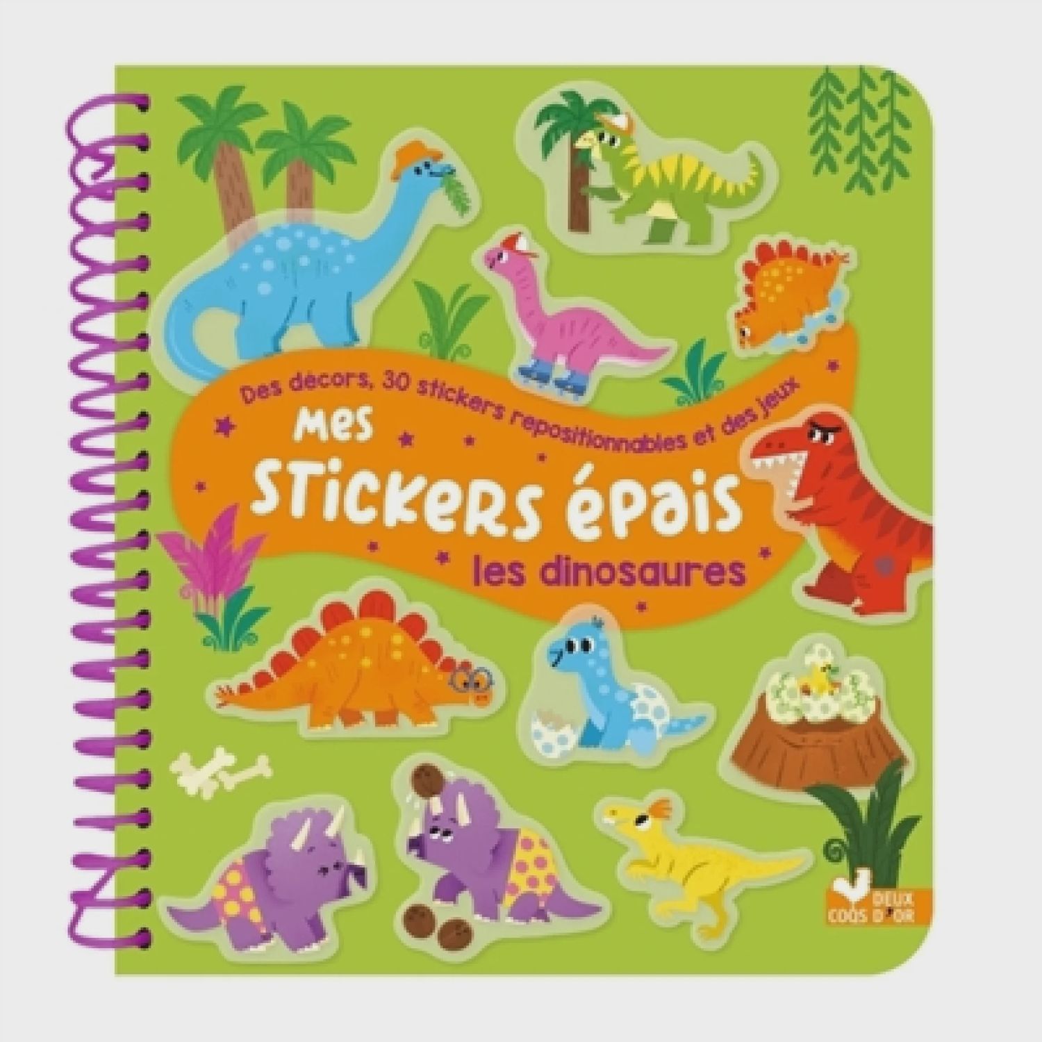 Mes stickers épais / les dinosaures