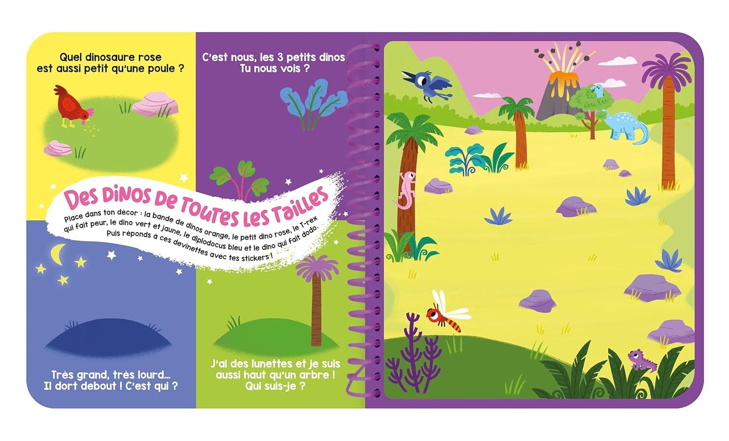 Mes stickers épais / les dinosaures
