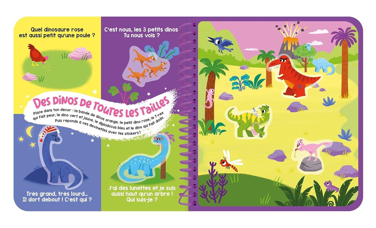 Mes stickers épais / les dinosaures