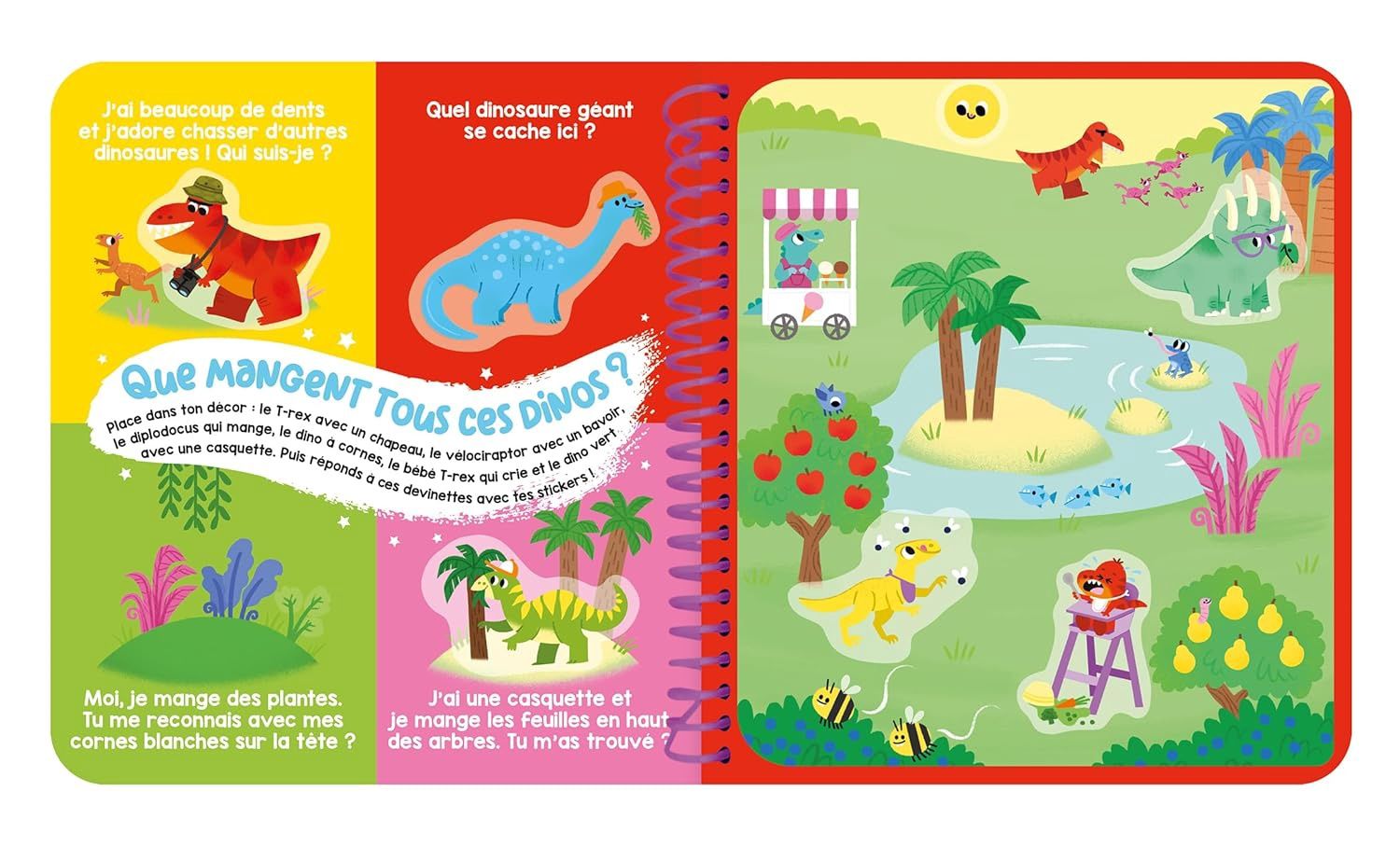 Mes stickers épais / les dinosaures