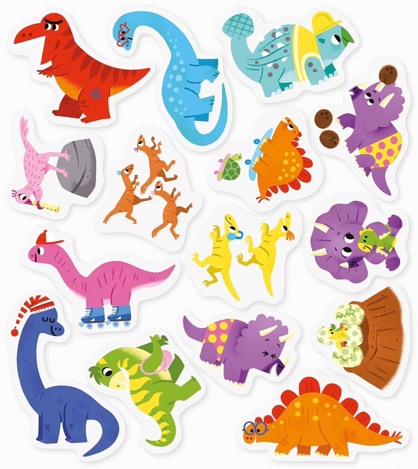 Mes stickers épais / les dinosaures