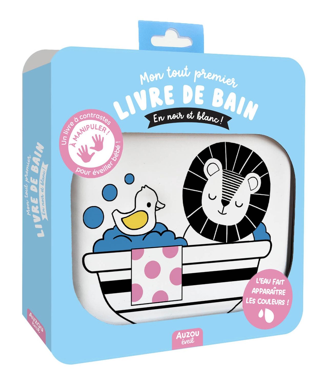 Mes amis du bain / Mon premier livre de bain magique / En noir et blanc !