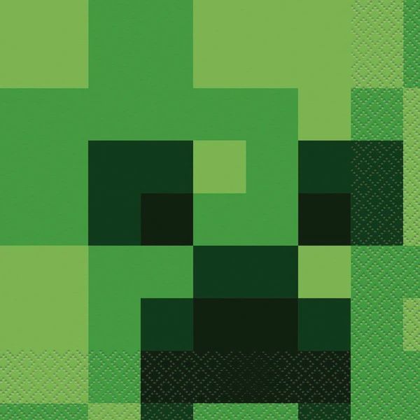 Grande serviette de table / Minecraft