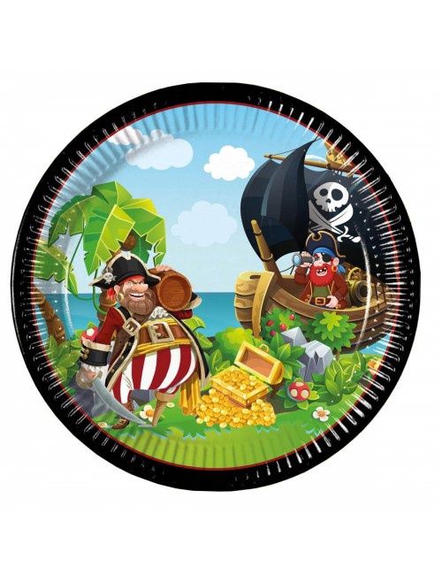 Grande assiette / Pirates
