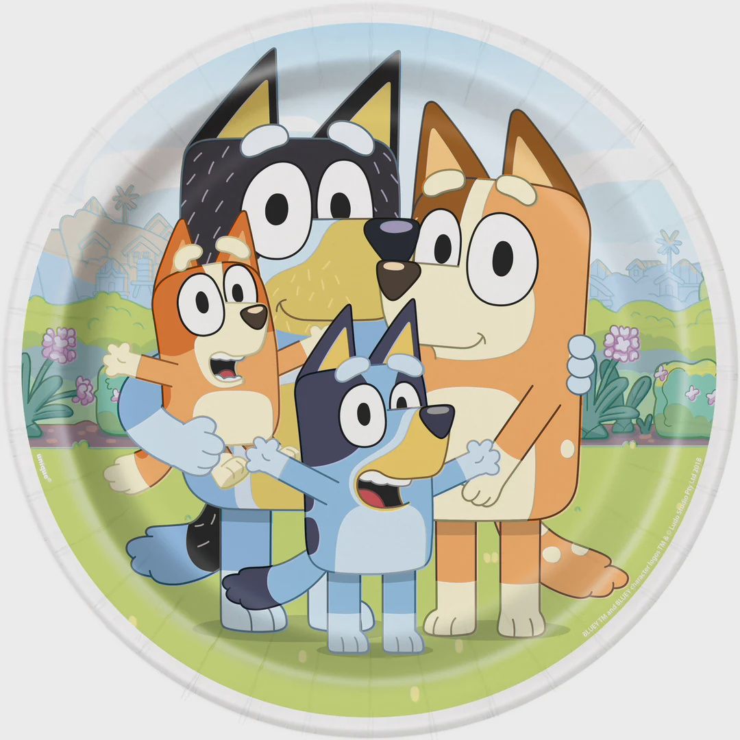 Grande assiette / Bluey