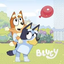 Grande serviette de table / Bluey