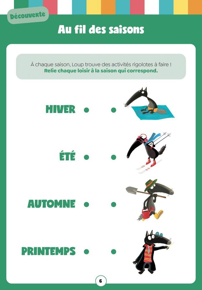 Mon bloc d'activités Loup - 1re année