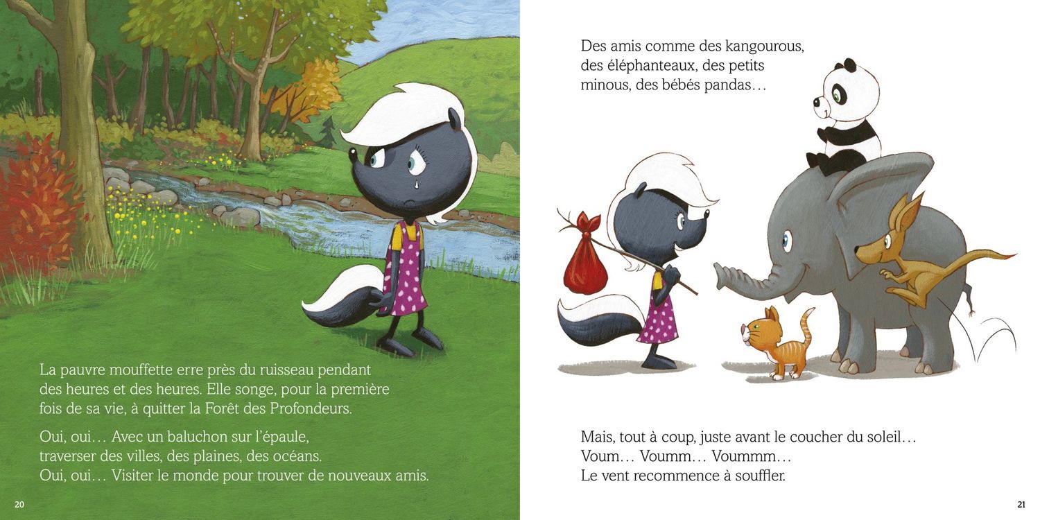 Mouffie la mouffette - Bonne fête !