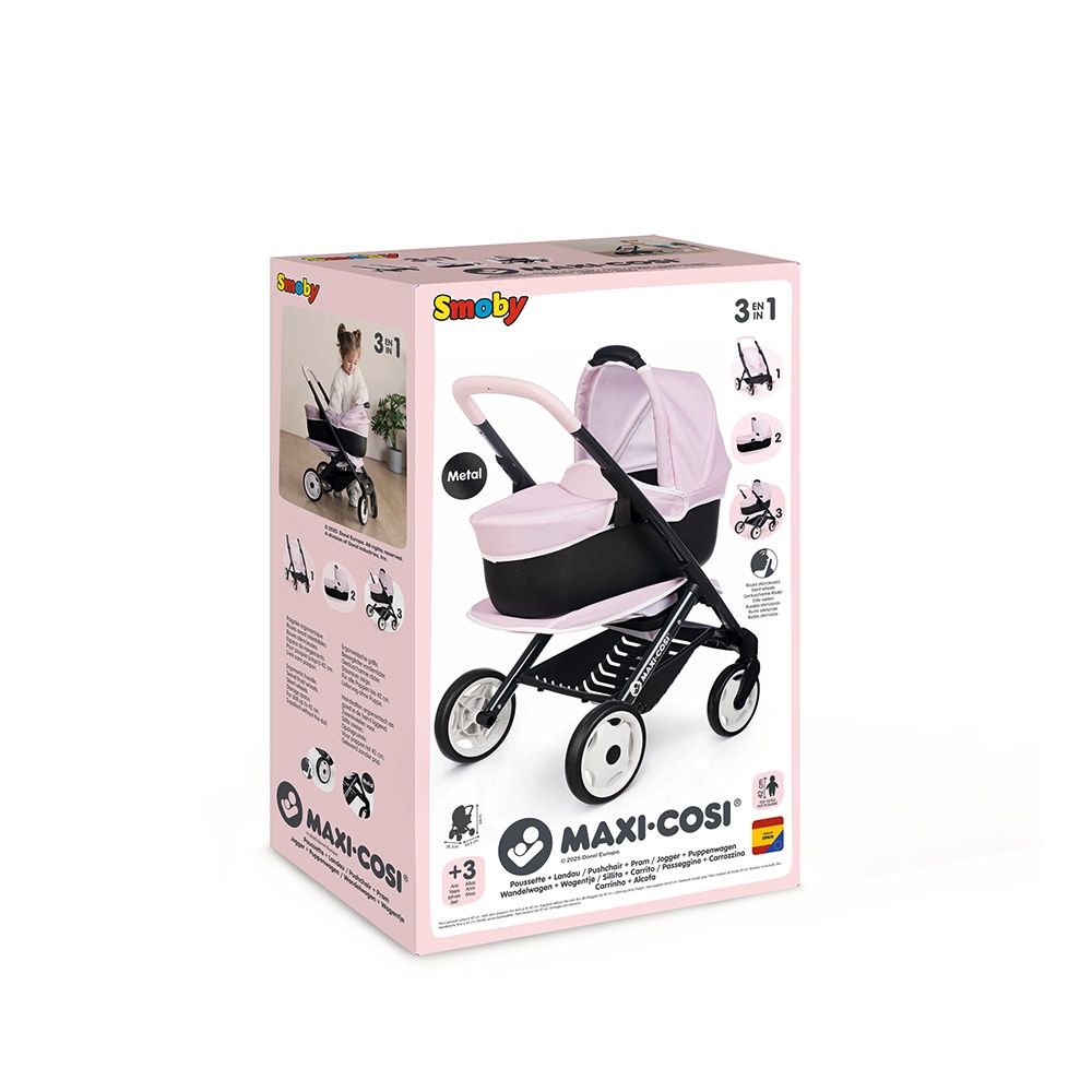 Maxi Cosi - Poussette landau 3-en-1 Rose
