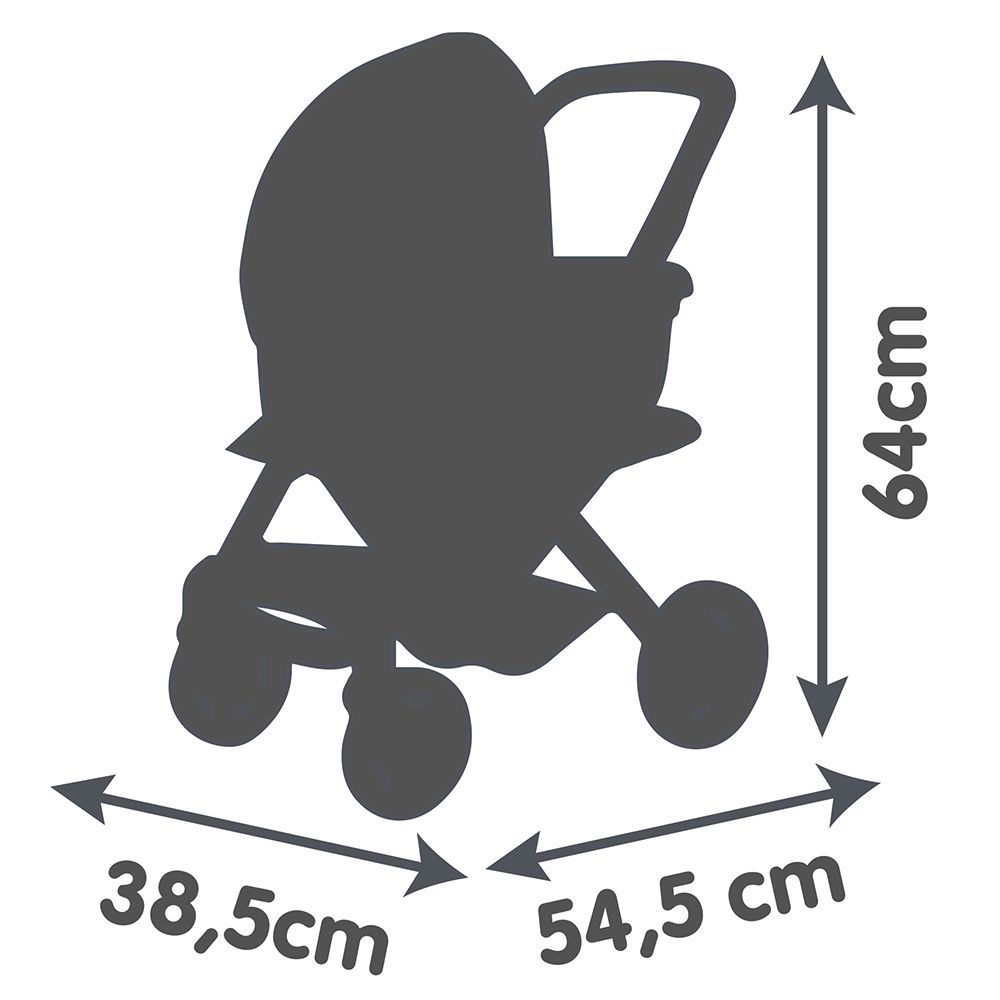 Maxi Cosi - Poussette landau 3-en-1 Rose