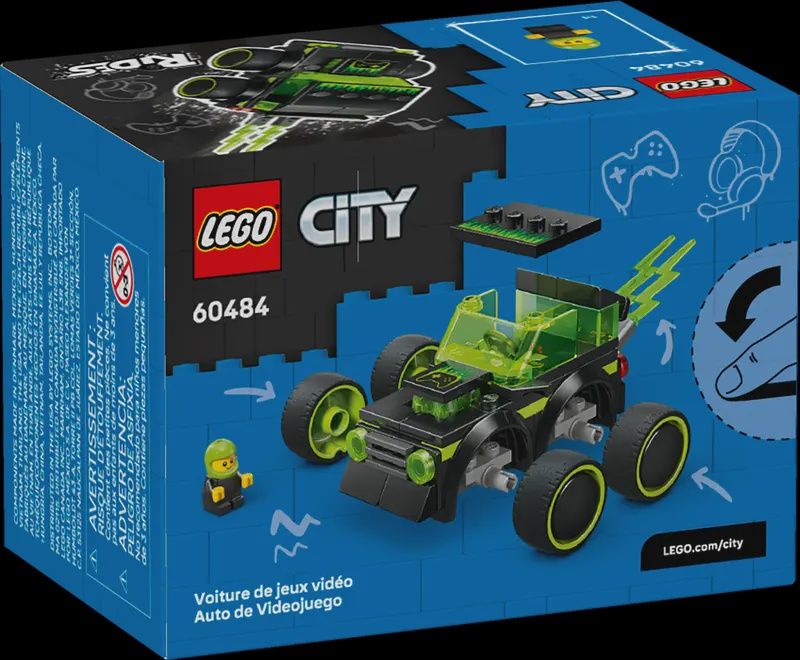 60484 / Véhicules – La voiture de course de jeux vidéo