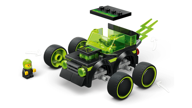60484 / Véhicules – La voiture de course de jeux vidéo