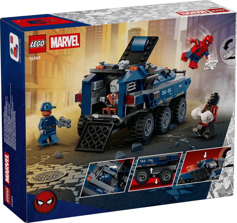 76349 / La poursuite du fourgon pénitentiaire de Spider-Man