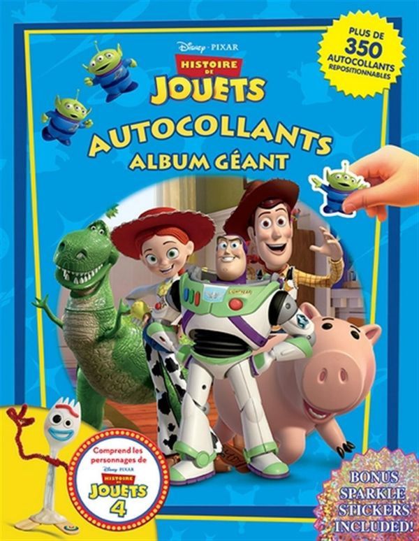 Disney Pixar : Histoire de jouets Autocollants album géant