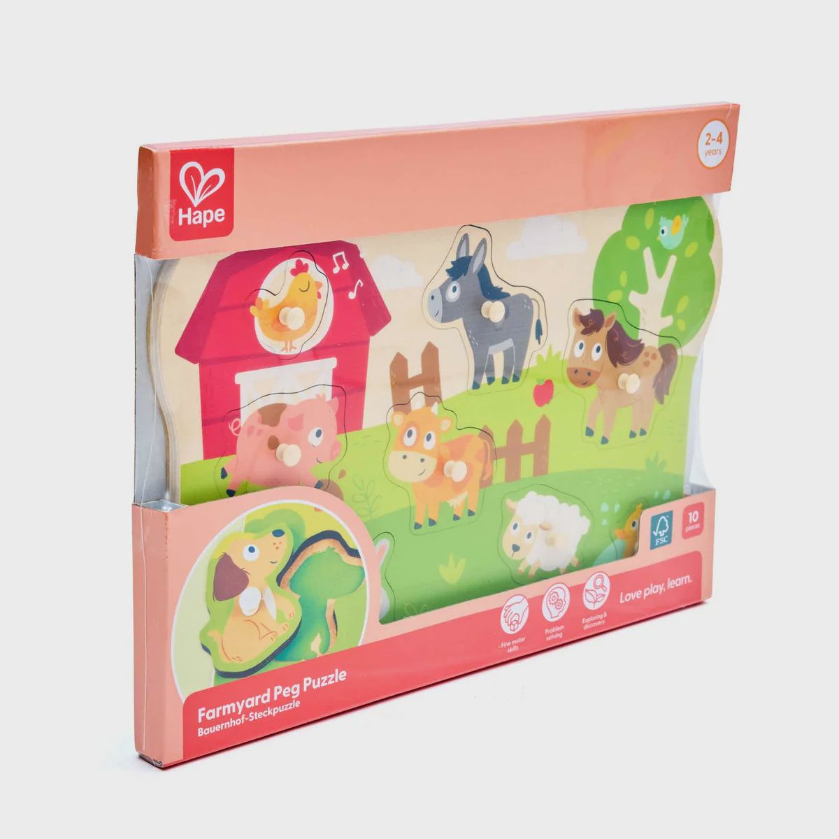 Casse-tête bois Animaux de la ferme Hape