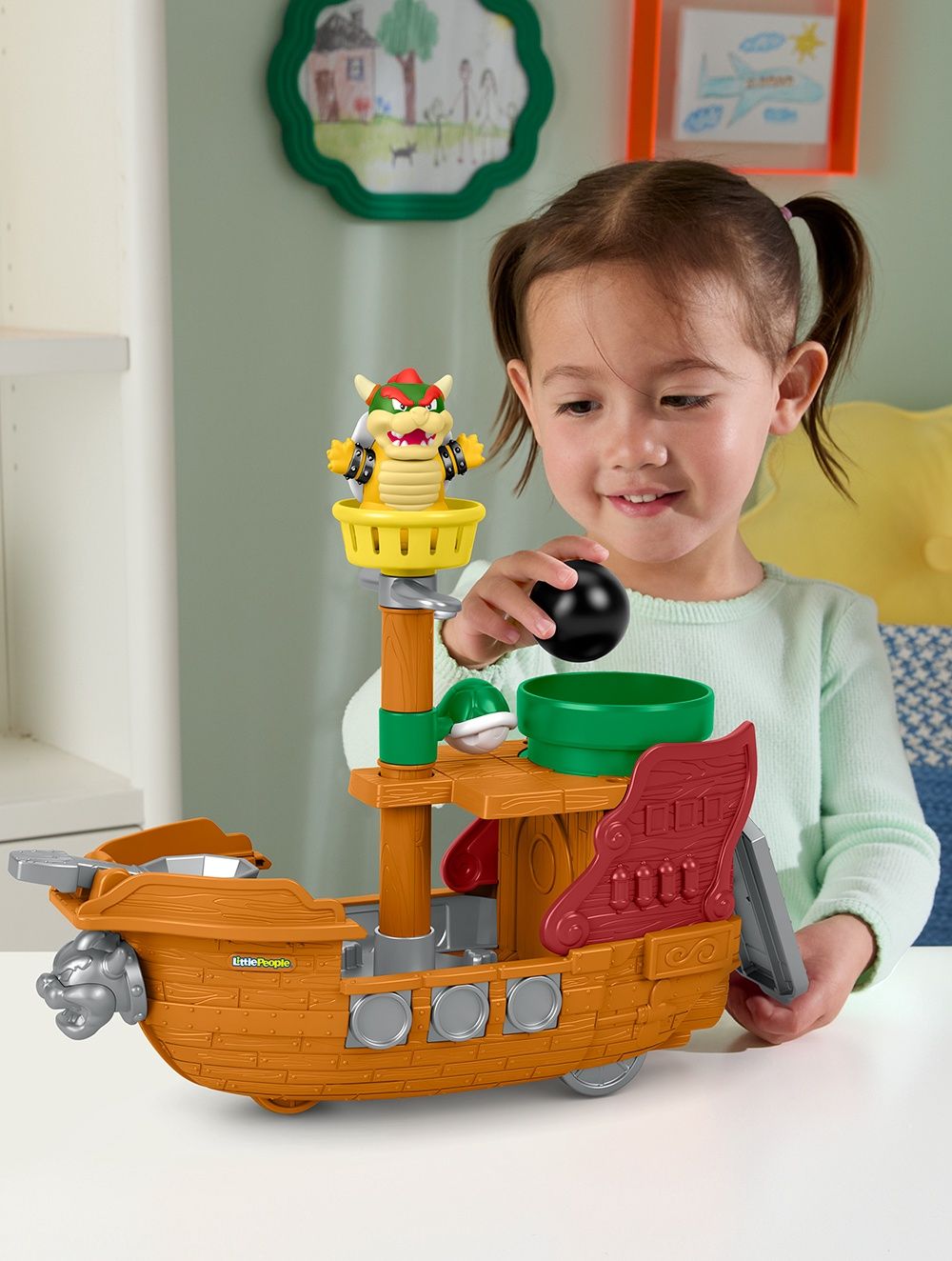 Little People - My Mario - Bateau volant de Bowser