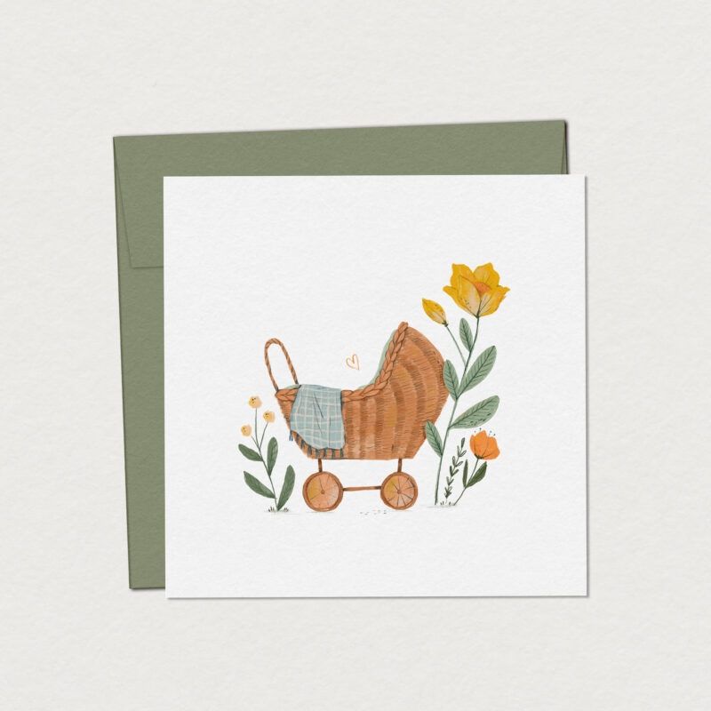Carte de souhaits – Landeau