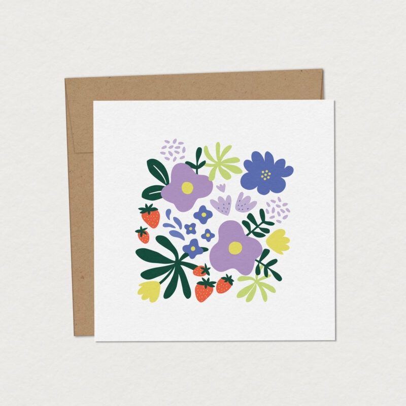 Carte de souhaits – Explosion Printanière