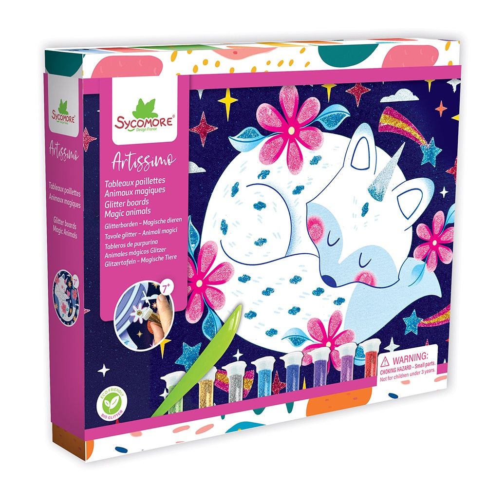 Artissimo - L - tableaux paillettes - Animaux magiques