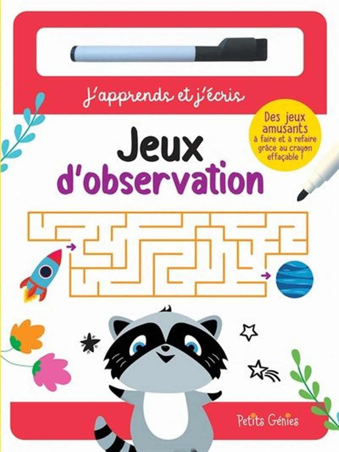 J'apprends et j'écris(Jeux d'observation)