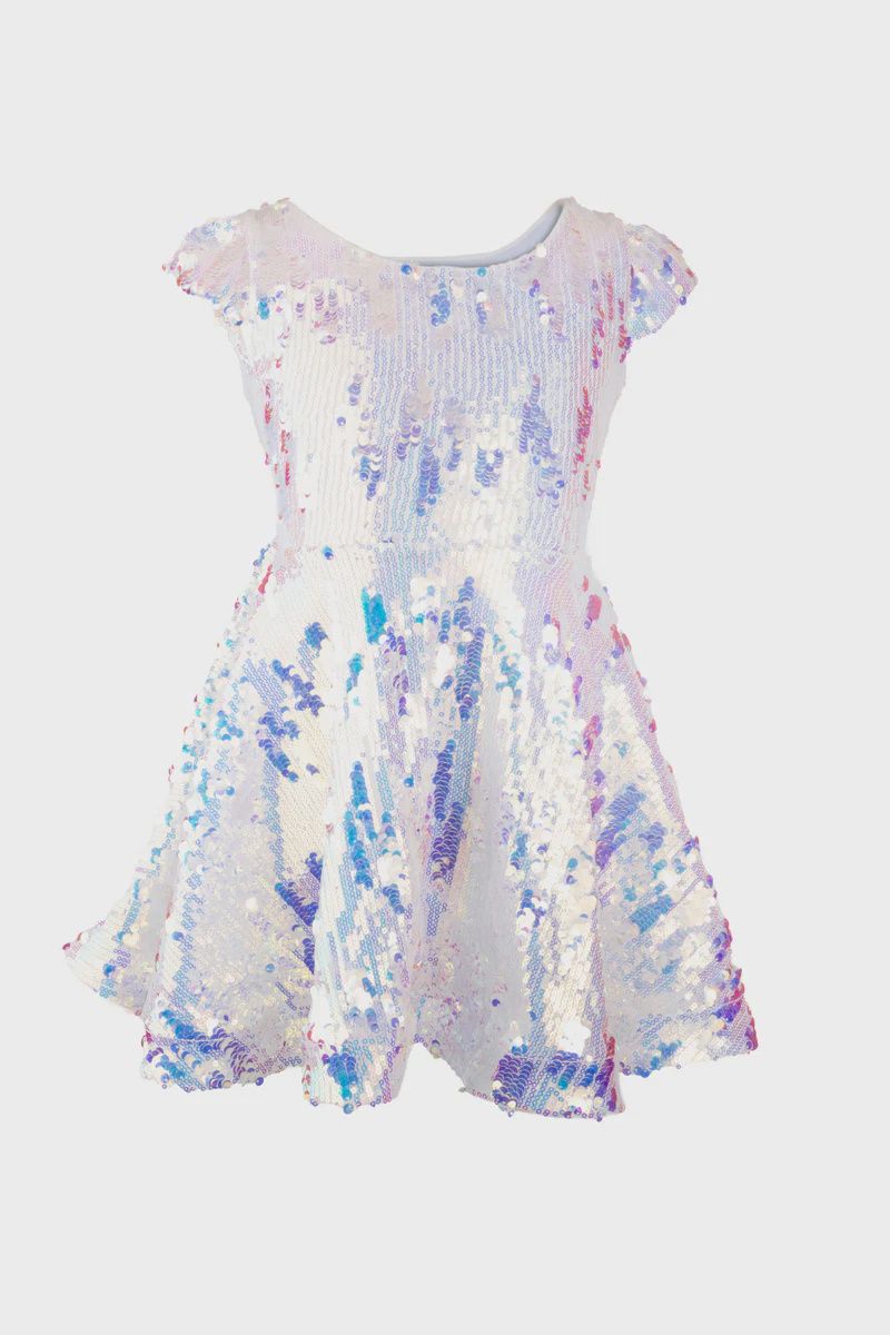 Robe de reine de concert à paillettes 3-4