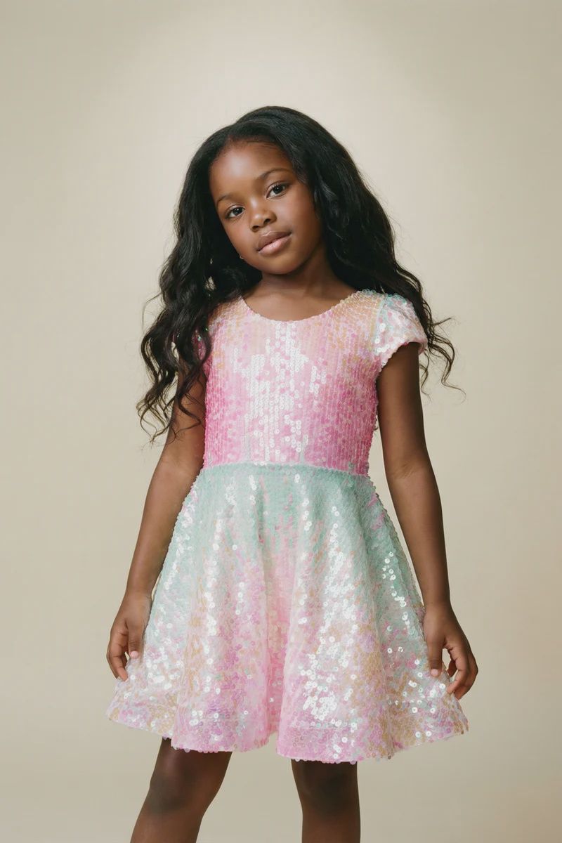 Robe patineuse Sorbet Swirl 3-4