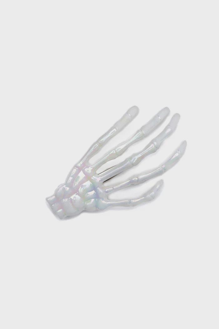 Barette main de squelette, 1 pc