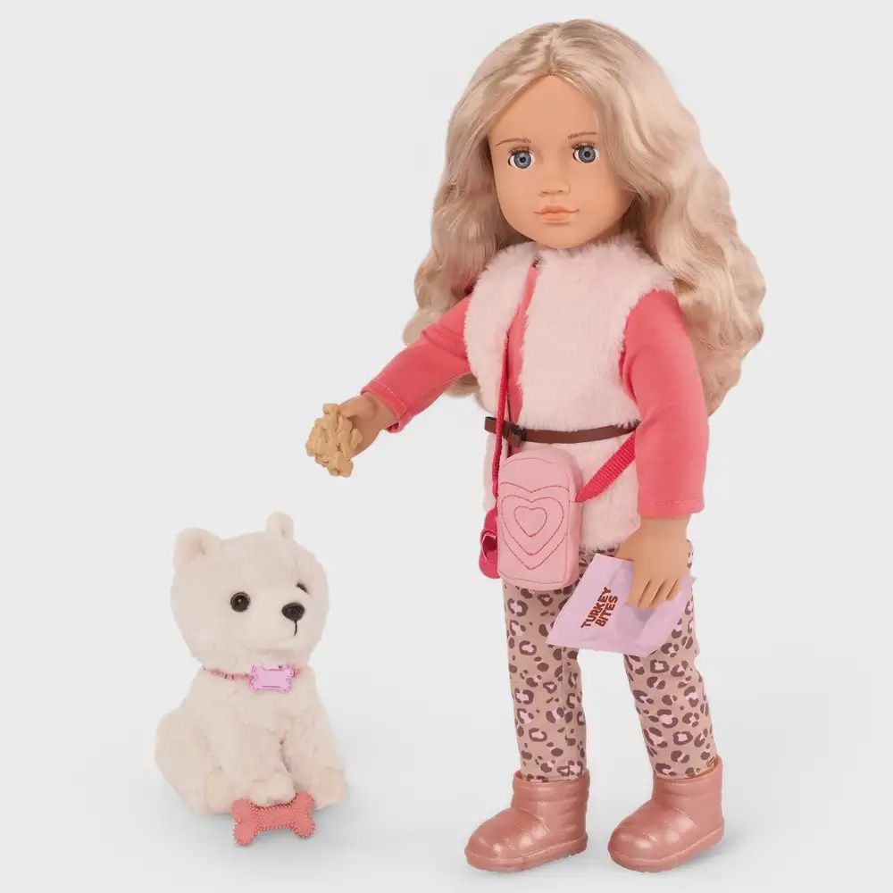 Poupée OG de luxe - Kinsley et son chiot Kenzi