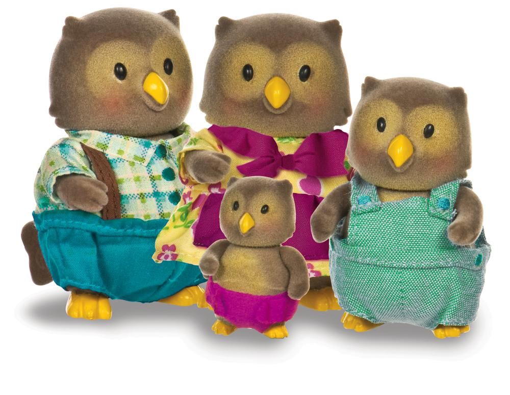 Li'l Woodzeez - Famille de hiboux Whooswhoo
