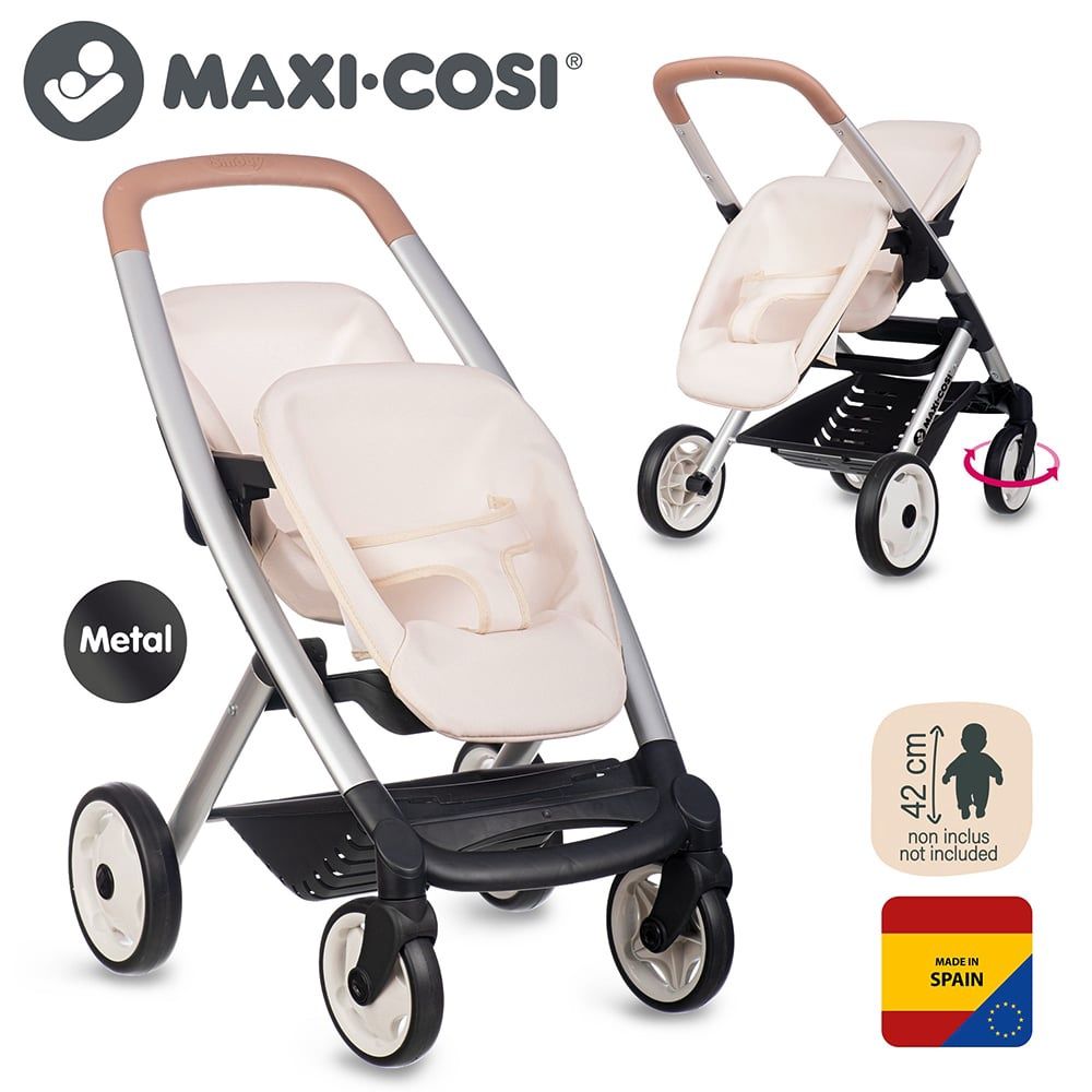 Maxi Cosi - Poussette Jumeaux / Beige