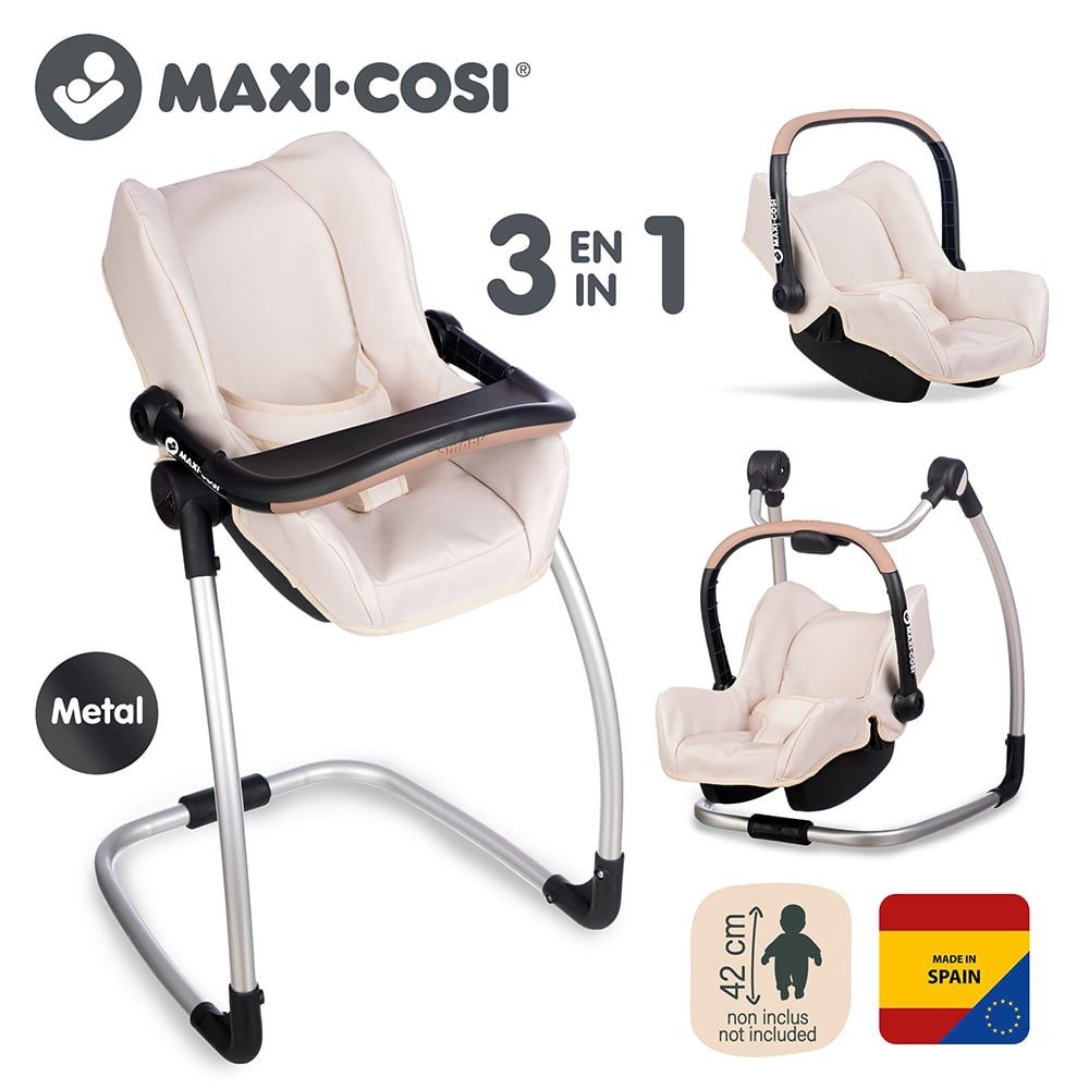 Maxi Cosi - Chaise haute et siège / Beige