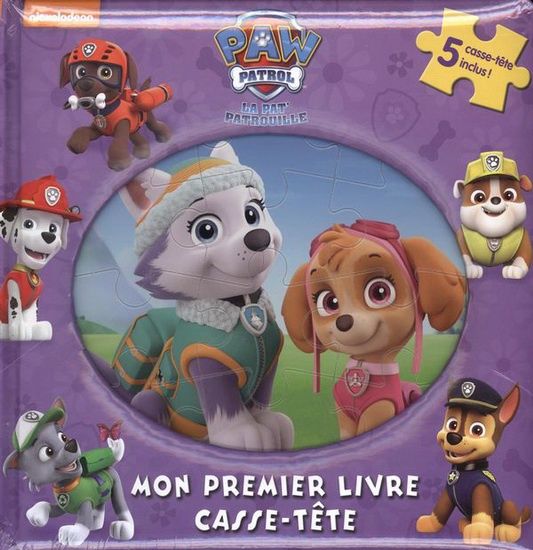 La Pat Patrouille - Mon premier livre casse-tête