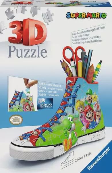 Puzzle 3D 108 pièces - Nintendo Super Mario - Baskets