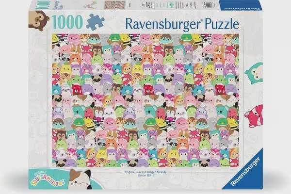 Puzzle adulte 1000 pièces - Squishmallows - Oasis toscane