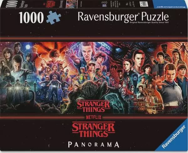 1000 pièces - Stranger Things - Rendez-vous de l'autre côté, Puzzle panoramique