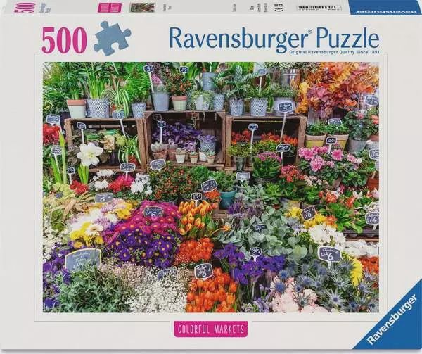 500 pièces - Marché aux fleurs, France