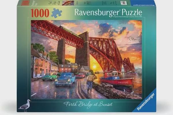 Puzzle 1000 pièces - Pont du Forth au coucher du soleil